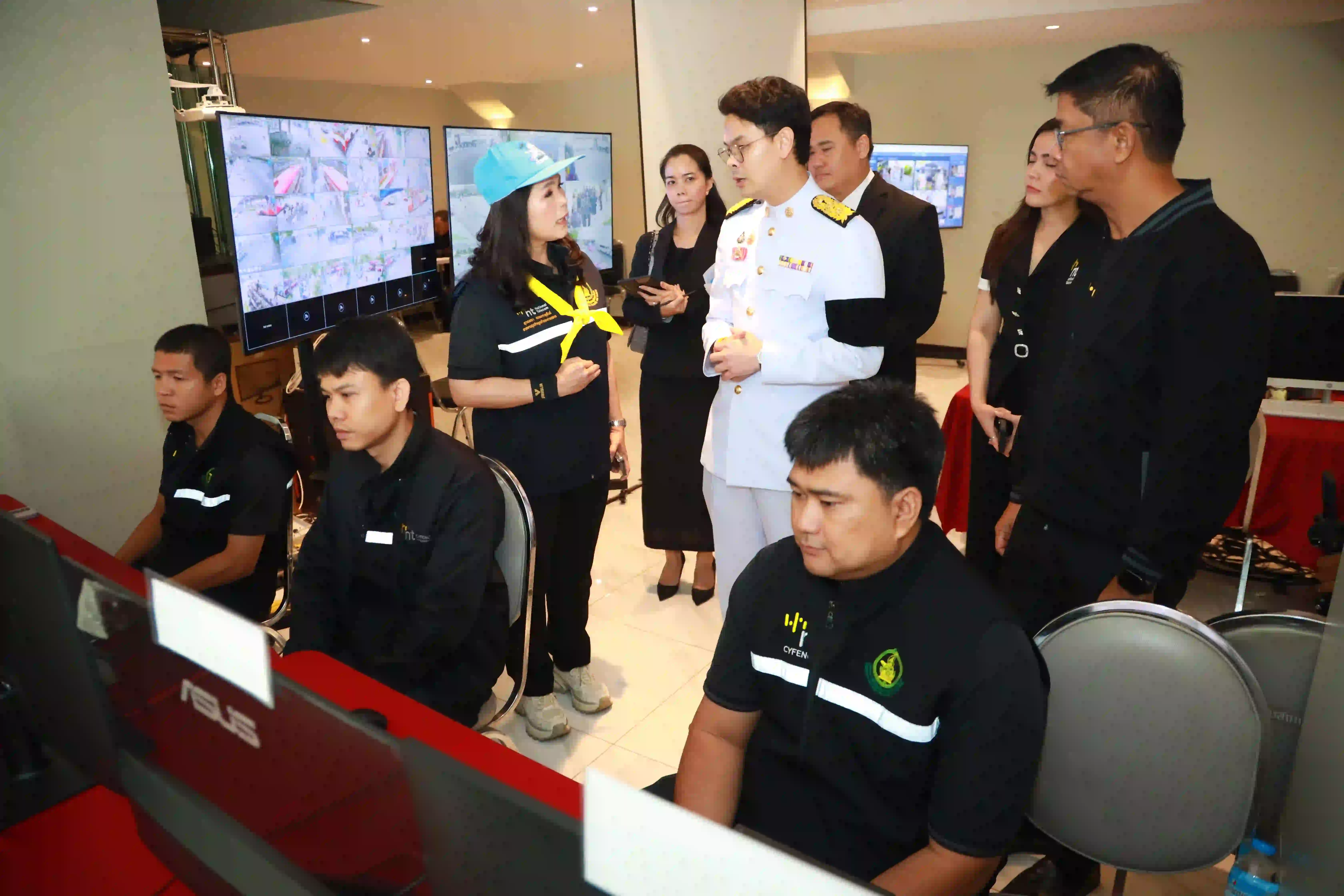 NTต้อนรับDEตรวจเยี่ยมงานพระพันปี