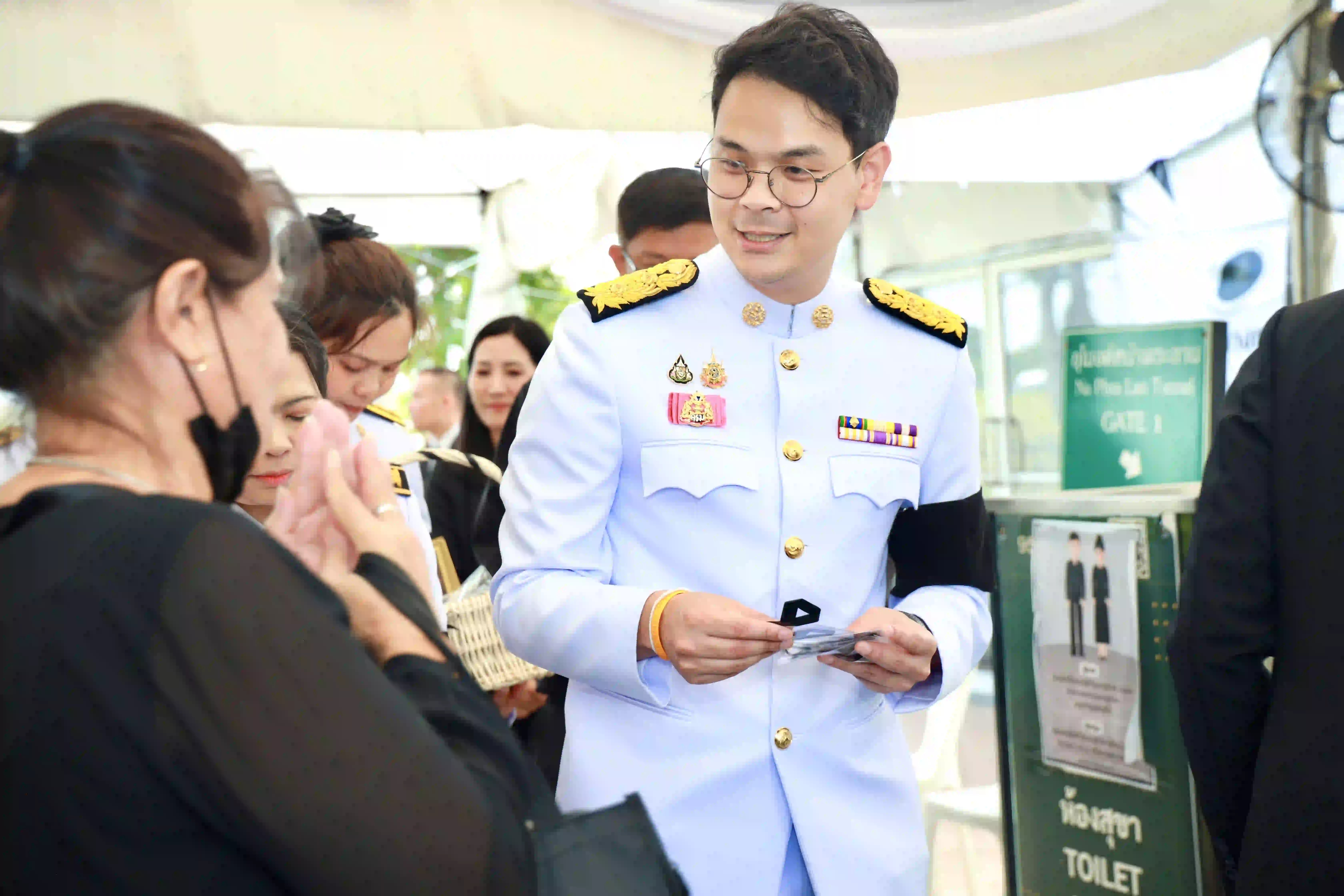 NTต้อนรับDEตรวจเยี่ยมงานพระพันปี