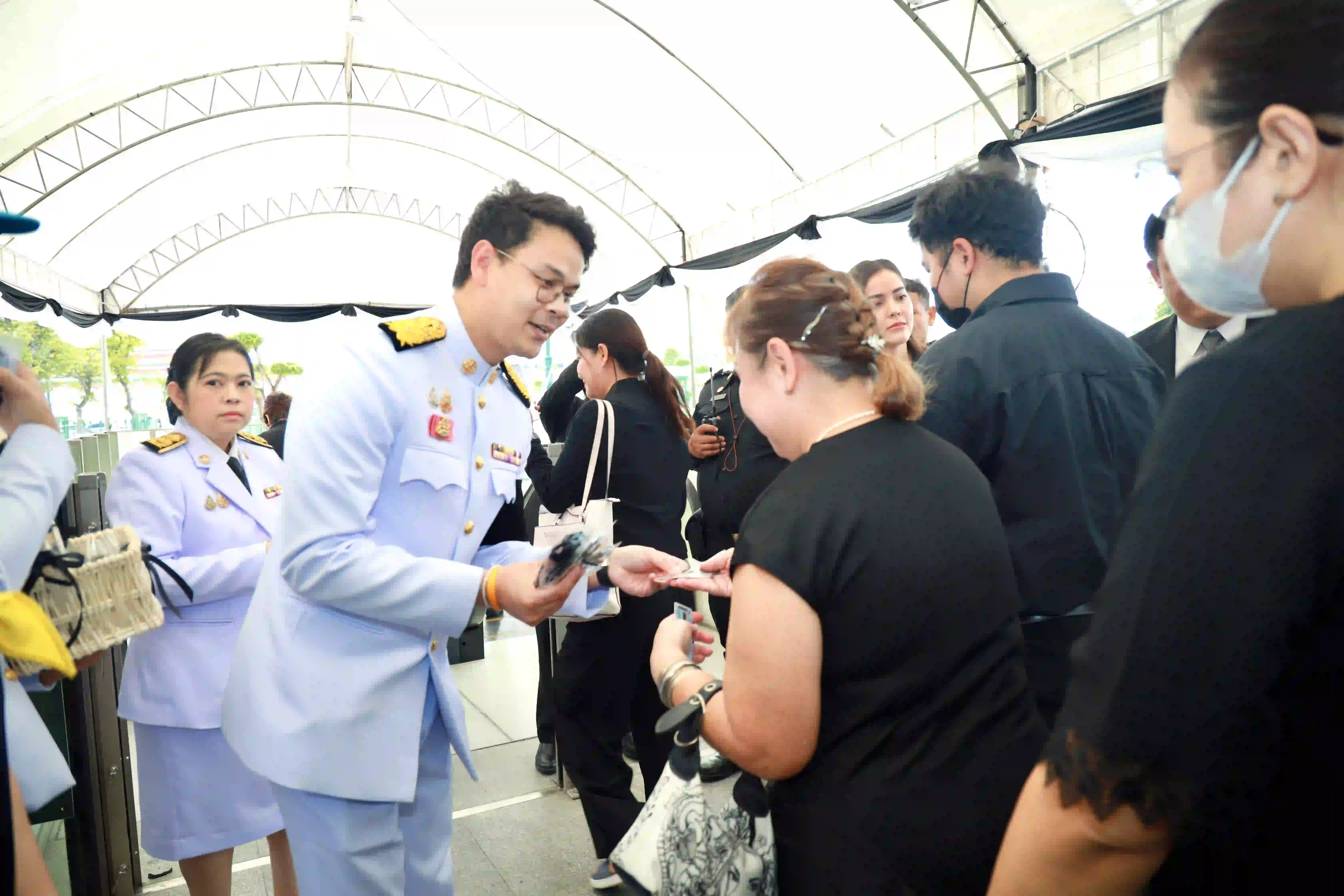 NTต้อนรับDEตรวจเยี่ยมงานพระพันปี