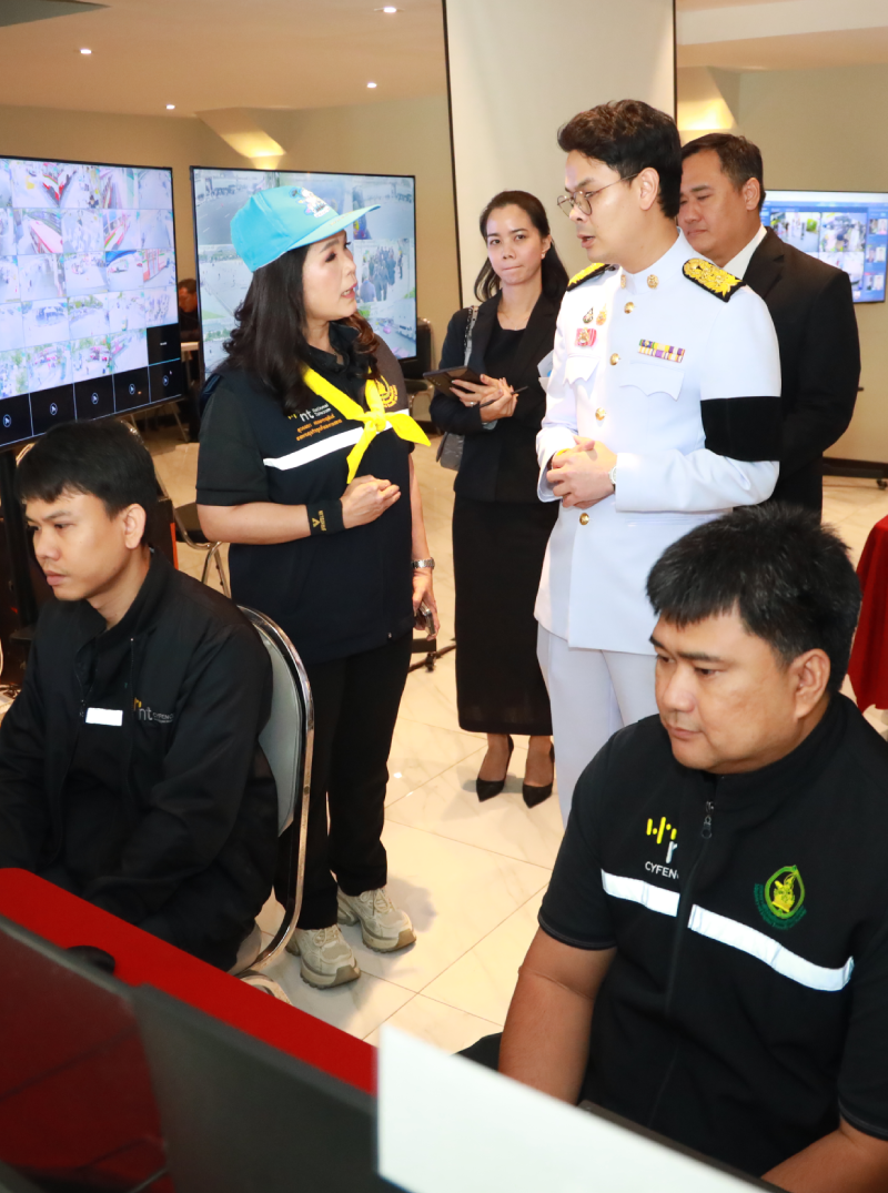 NTและDEลงพื้นที่ตรวจเยี่ยมงานพระพันปี