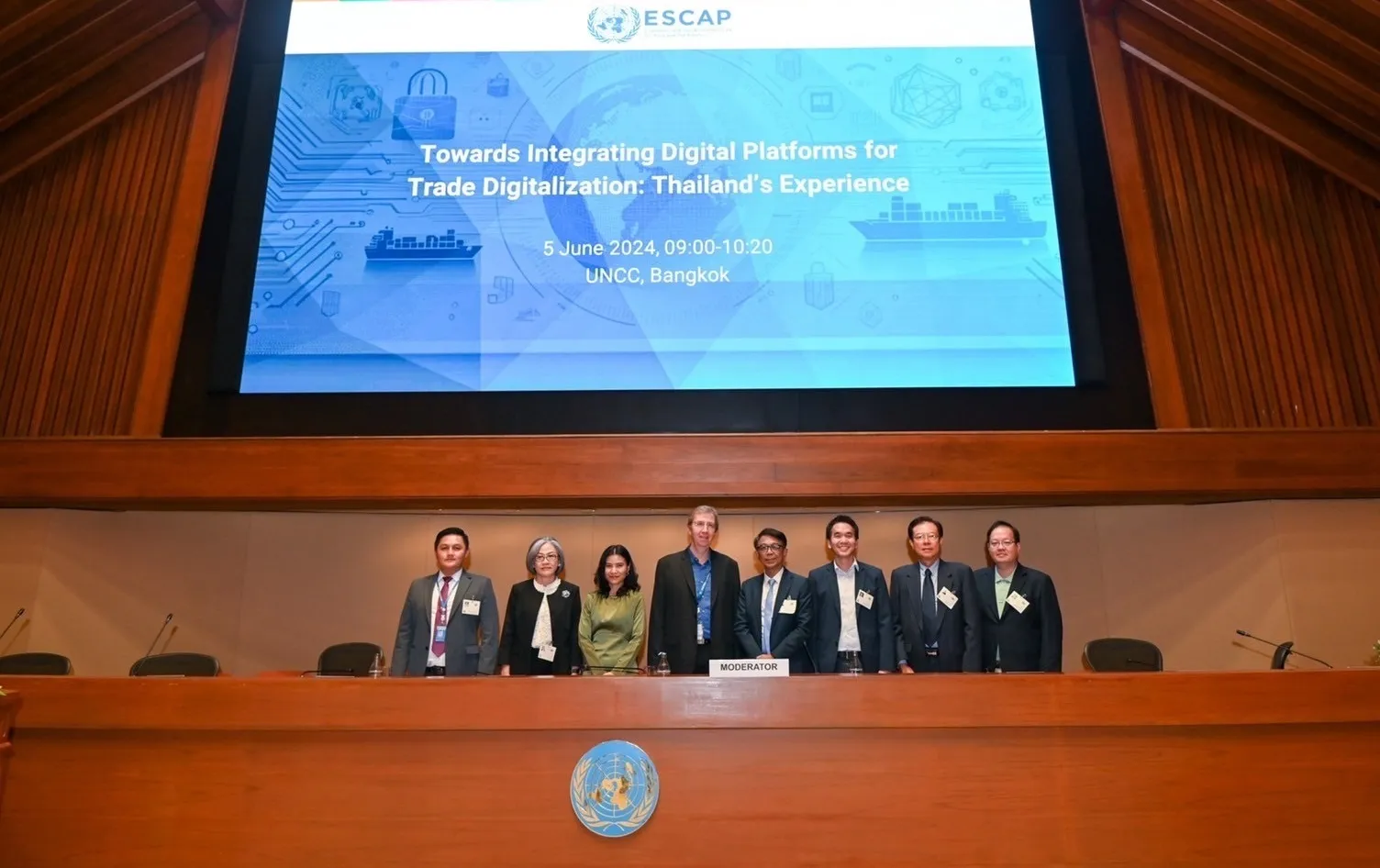 NT ร่วมเป็นวิทยากรในงาน Towards Integrated Digital Platforms for Trade Digitalization
พร้อมประกาศความเป็นผู้นำในการเป็น National Single Window หลักของประเทศ