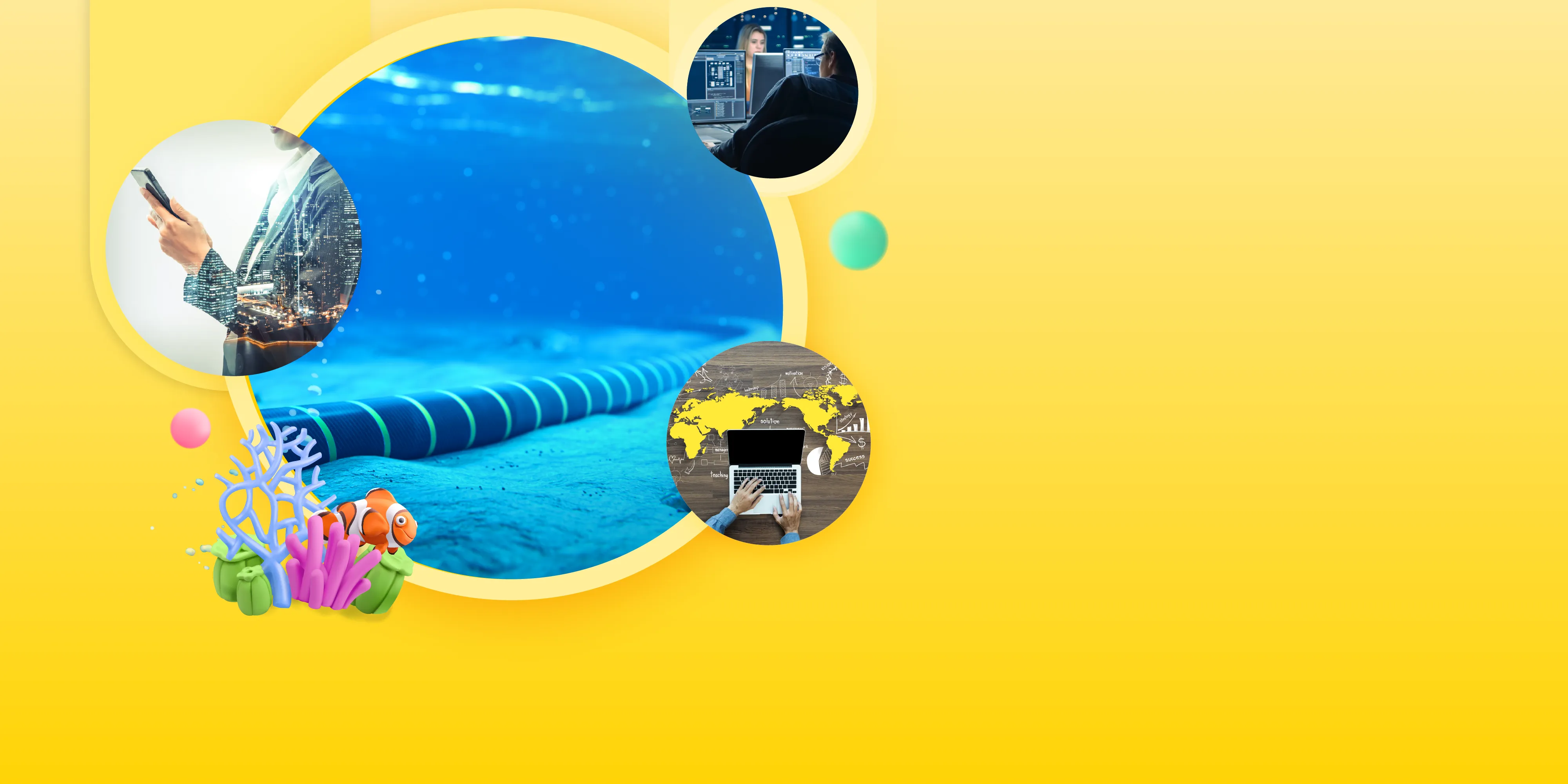 submarine cable banner